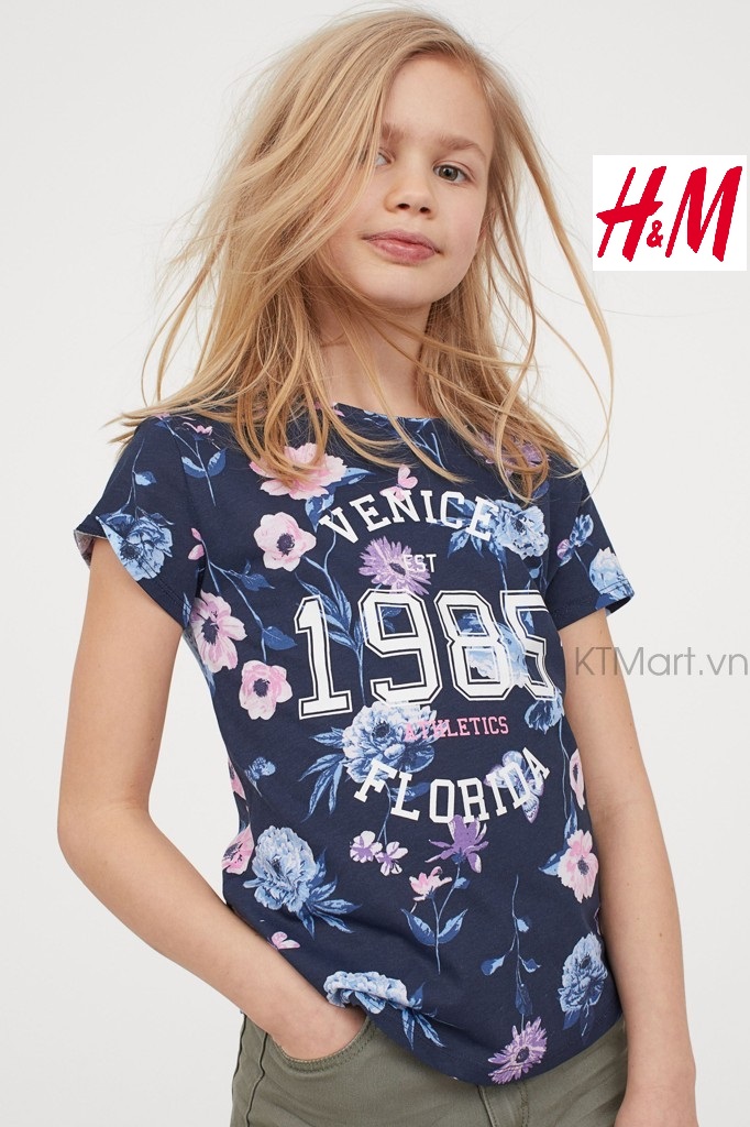 H&M Printed Jersey Top H&M size 10-12Y