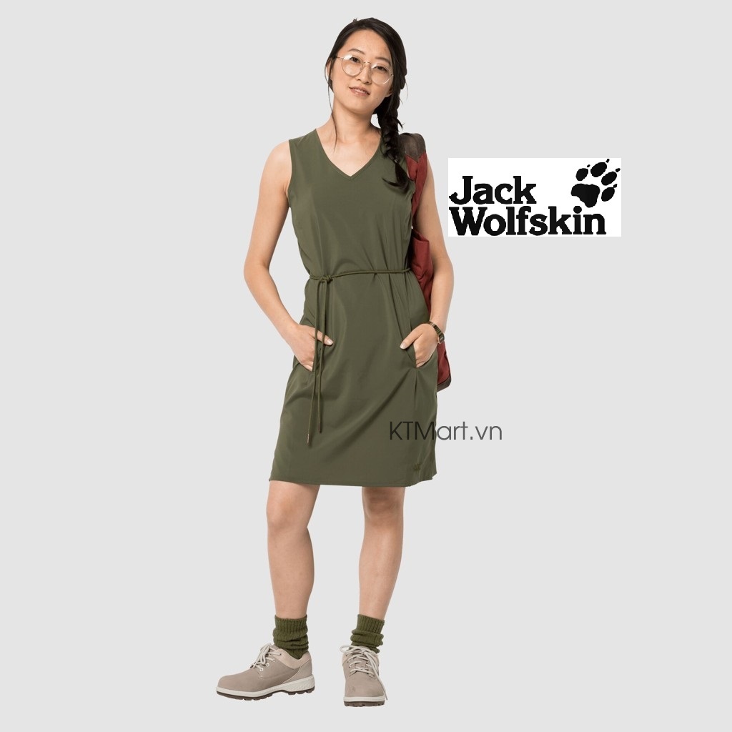 Jack Wolfskin Women’s Tioga Road Dress Delta Green 1504821 Jack Wolfskin size XS, M, XL