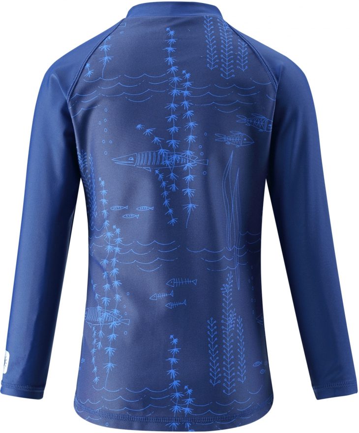 Children’s UV T-shirt 526292 with long sleeves Reima Isla – navy blue 122cm1