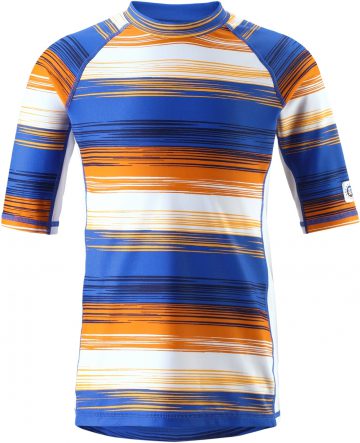 Reima 536268 Children's UV T-shirt with short sleeves Reima Fiji - blue size 86, 128cm1