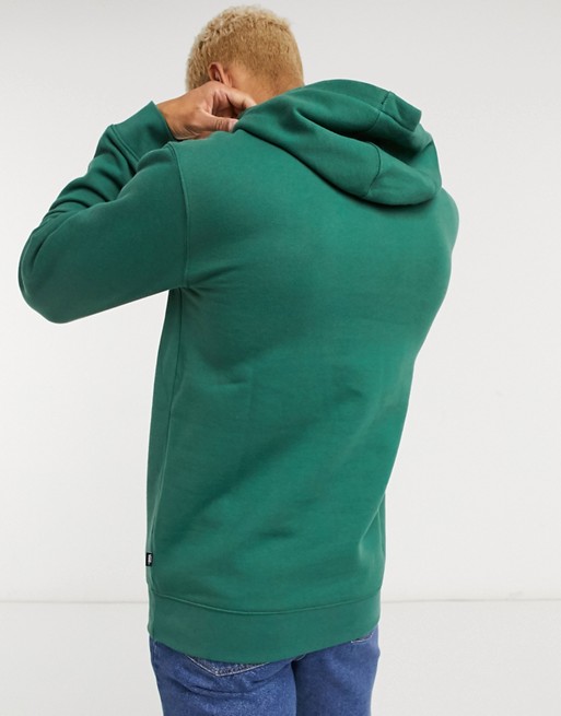 Vans Basic Small Logo fleece hoodie in green