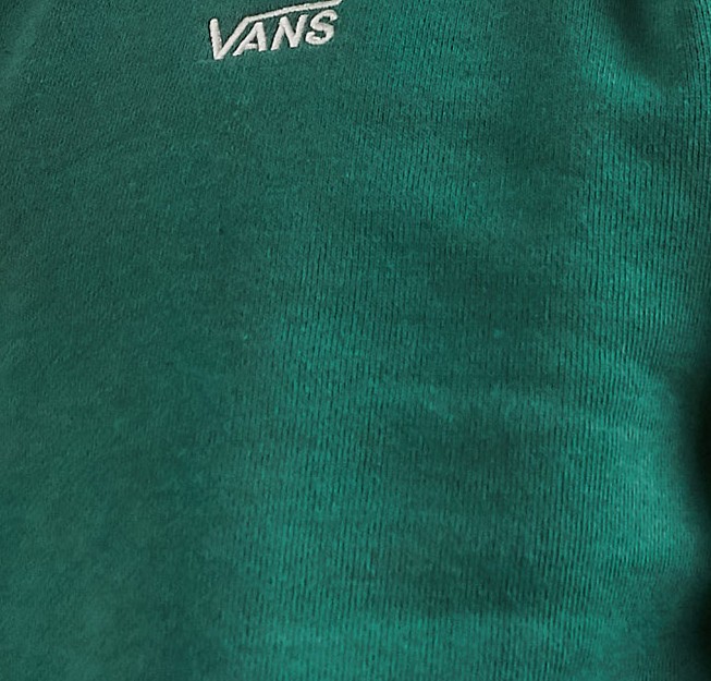 Vans Basic crewneck fleece sweatshirt in green2