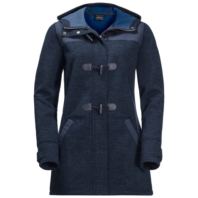 Áo khoác JACK WOLFSKIN WOMENS 1705792  EDMONTON FLEECE COAT – MIDNIGHT BLUE size S