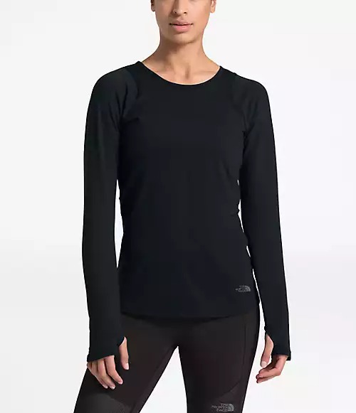 The North Face NF0A3YWW WOMEN’S FLIGHT NIGHT LONG-SLEEVE TEE size M1