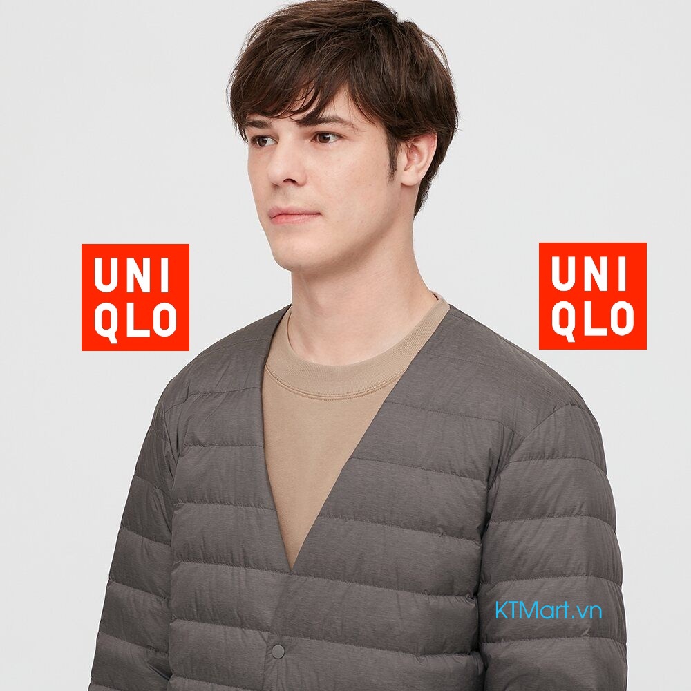 Áo lông vũ siêu nhẹ Uniqlo MEN Ultra Light Down Compact Jacket Grey size S