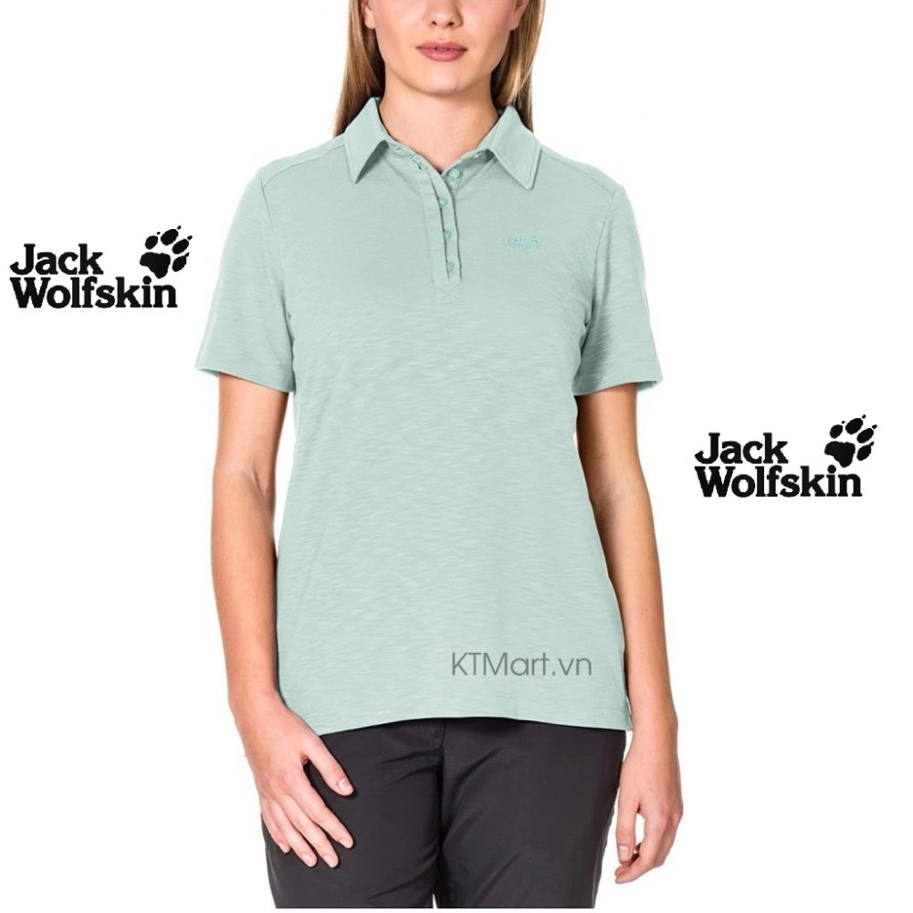 Áo Jack Wolfskin 1804561 Travel Polo Women’s Shirt 2 W size S Us