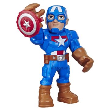 Super Hero Adventures Playskool Heroes Mega Mighties Marvel Captain America ktmart 0