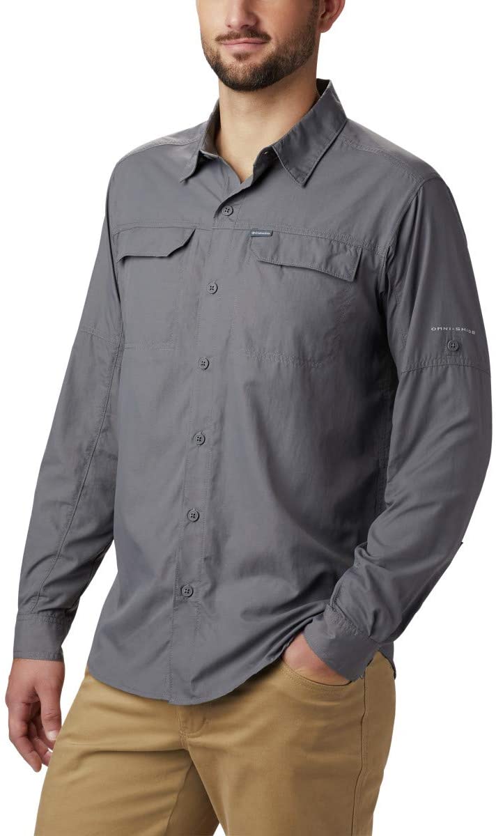COLUMBIA Men’s Silver Ridge 2.0 Long Sleeve Shirt City Grey (EM0651)