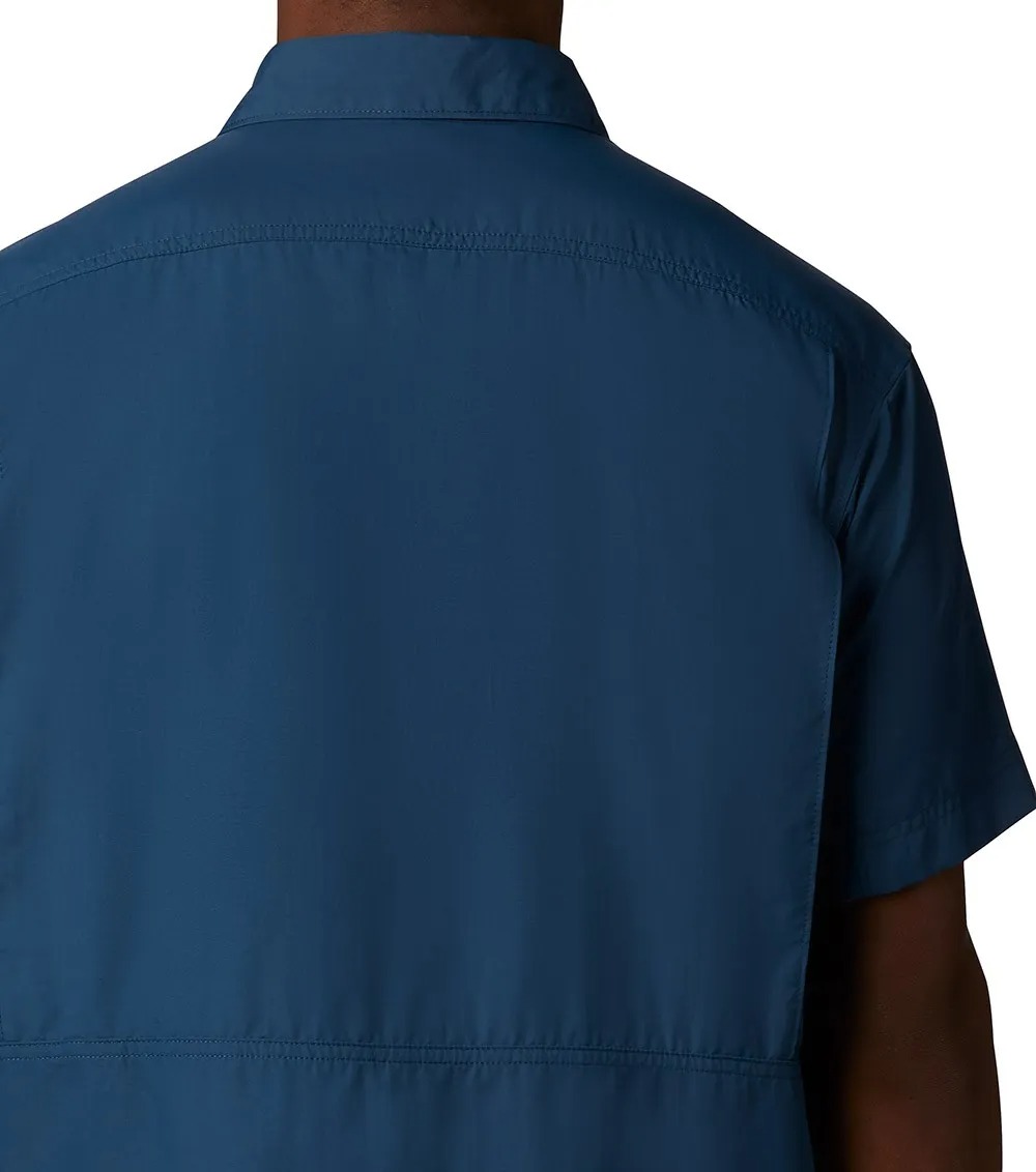 Columbia Silver Ridge 2.0 Outdoor Mens Short Sleeve Shirt AO0647 Petrol Blue size M4