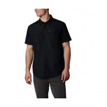 Columbia Silver Ridge 2.0 Outdoor Mens Short Sleeve Shirt AO0647 black size S