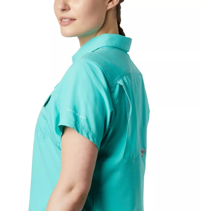 Columbia Women ‘s Lo Drag Short Sleeve Shirt-FL1023 Size L4