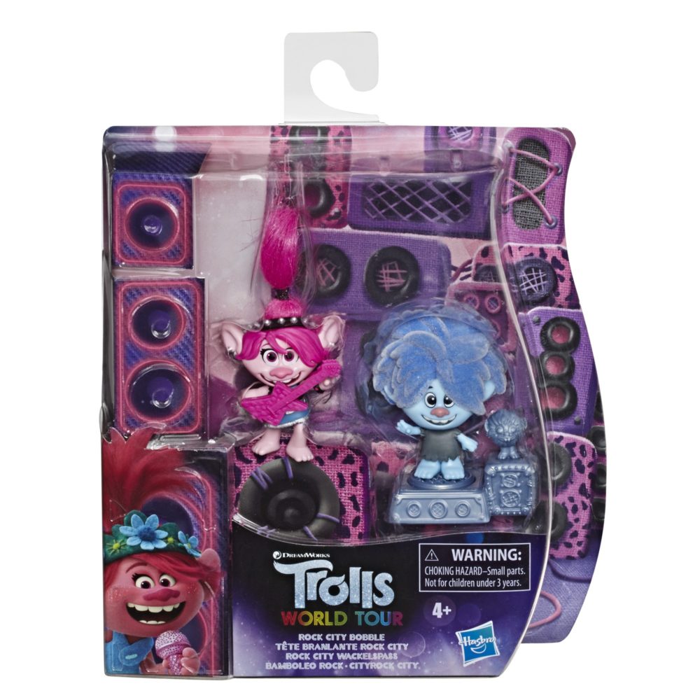 DreamWorks Trolls World Tour Rock City with 2 Figures and Base, Accessories1