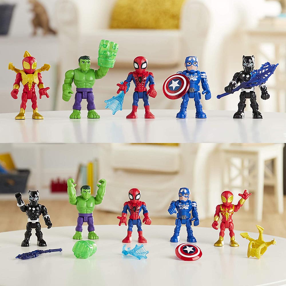 Hasbro E6260 Playskool Heroes Mega Mighties Avengers Mini Spiderman Multicolor 2