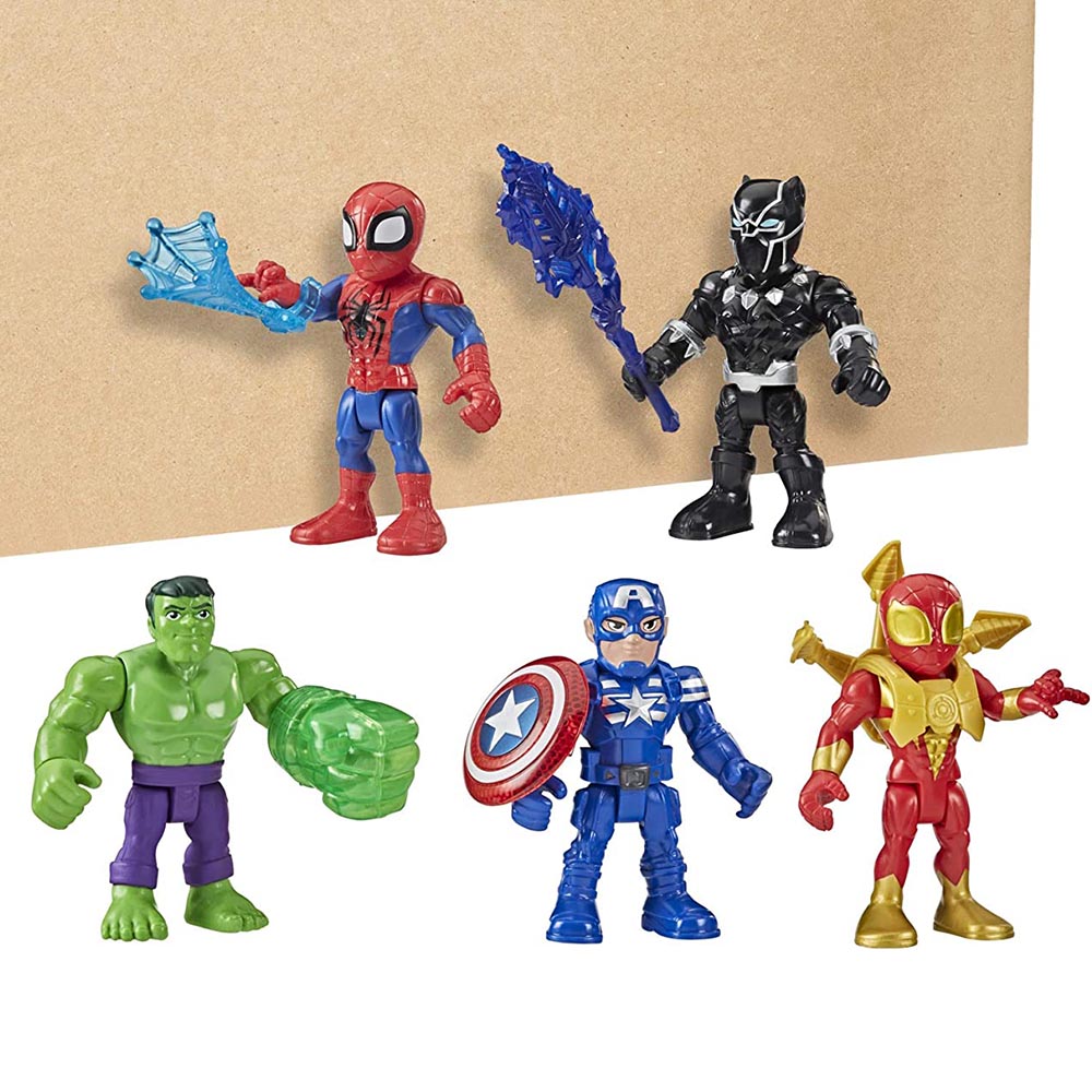Hasbro E6260 Playskool Heroes Mega Mighties Avengers Mini Spiderman Multicolor 3