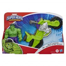 Hasbro Playskool Heroes Marvel Super Hero Adventures Hulk Smash Tank, 5-Inch Figure and Motorcycle Set1