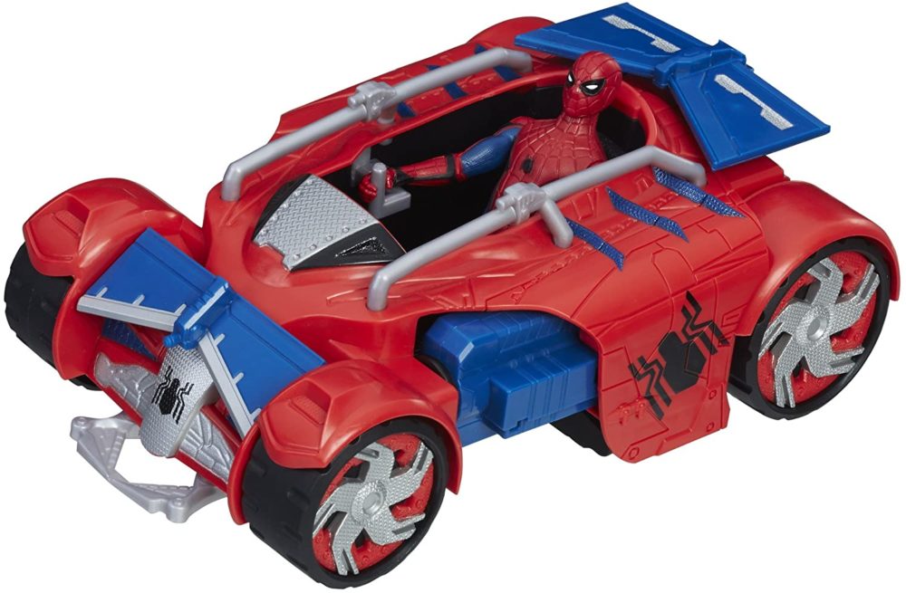 Marvel B9703 Spider-Man Homecoming Spider Man with Spider Racer, REd3