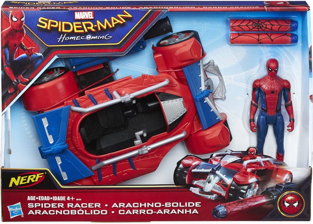 Marvel B9703 Spider-Man Homecoming Spider Man with Spider Racer, REd4