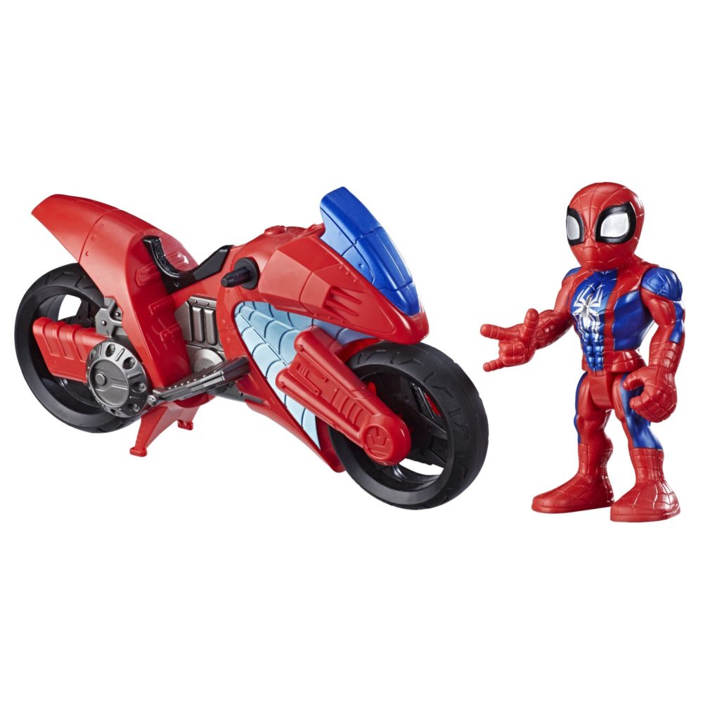 Marvel Playskool Heroes Super Hero Adventures Spider-Man Swingin’ Speeder Set1