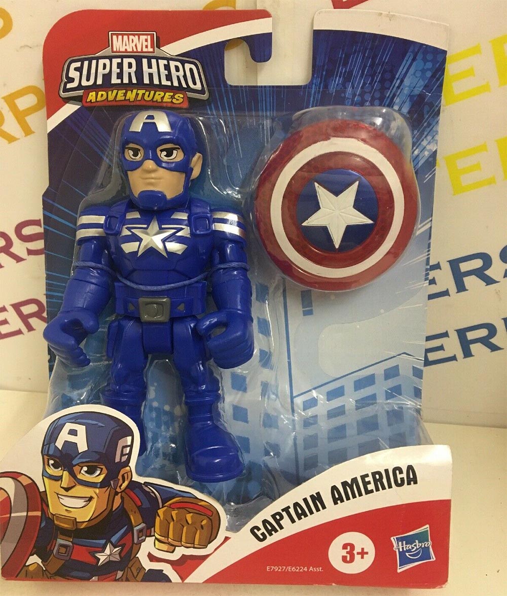 Playskool Heroes Marvel Super Hero Adventures Shield Sling Captain America 