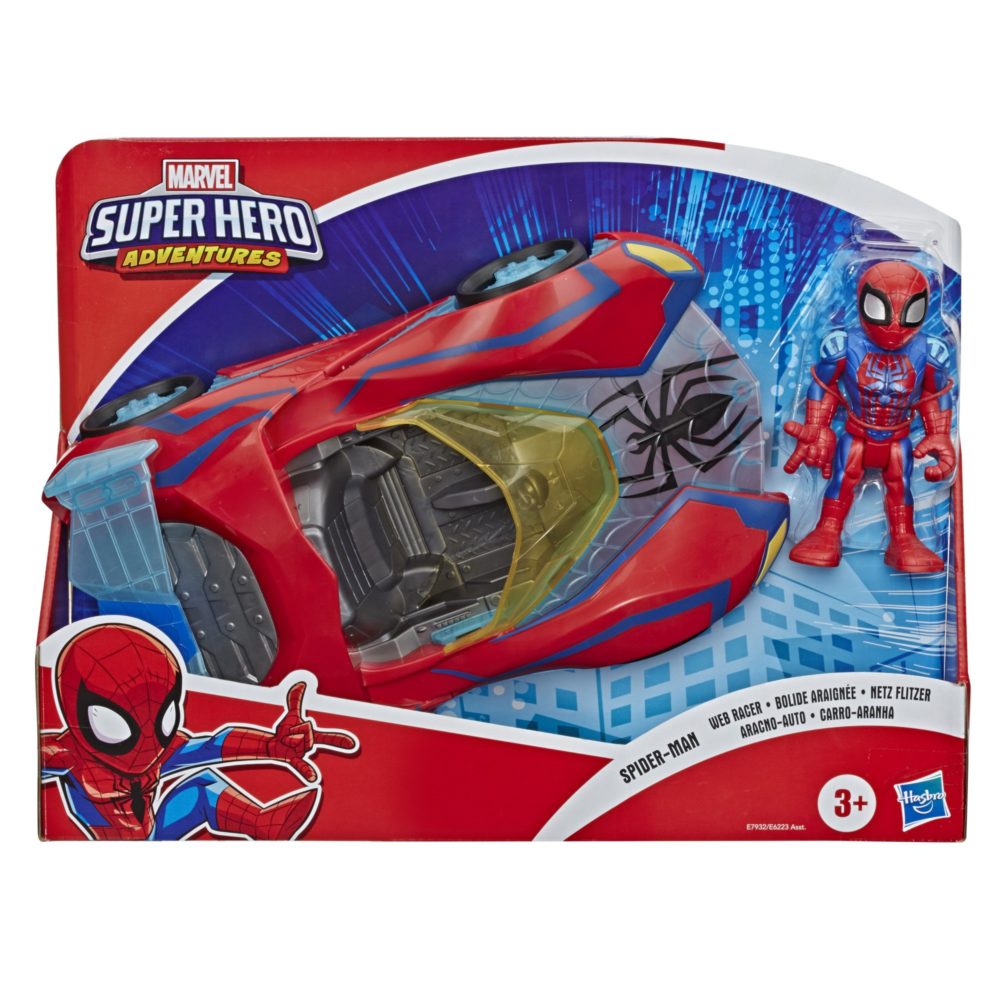 Playskool Heroes Marvel Super Hero Adventures Spider-Man Web Racer Figure and Vehicle1