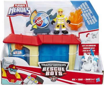 Playskool Heroes Transformers Rescue Bots Griffin Rock Garage by Transformers b49641