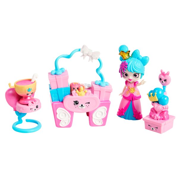 Shopkins Happy Places Small Doll Home Décor Playset, 1-Pack Squirrel Palace Party