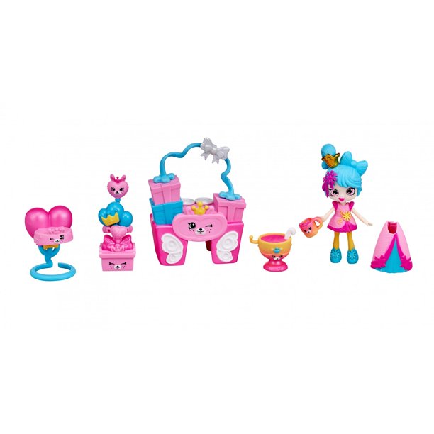 Shopkins Happy Places Small Doll Home Décor Playset, 1-Pack Squirrel Palace Party1