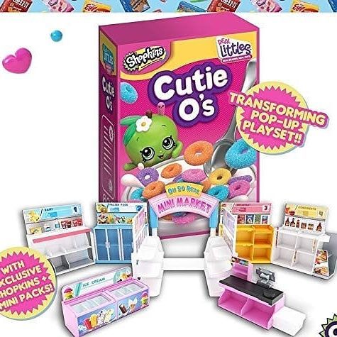 Bộ siêu thị mini Shopkins Real Littles Cutie O’S Mini Mega Mart