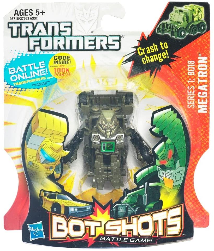 Transformers Bot Shots Series 1 Megatron Battle Game Figure