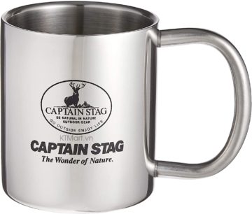 Captain Stag Palau Double Stainless Mug 310ml M-1250 ktmart 2