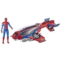 Hasbro E3548 Spider Far From Home Spider Jet with Spider Man