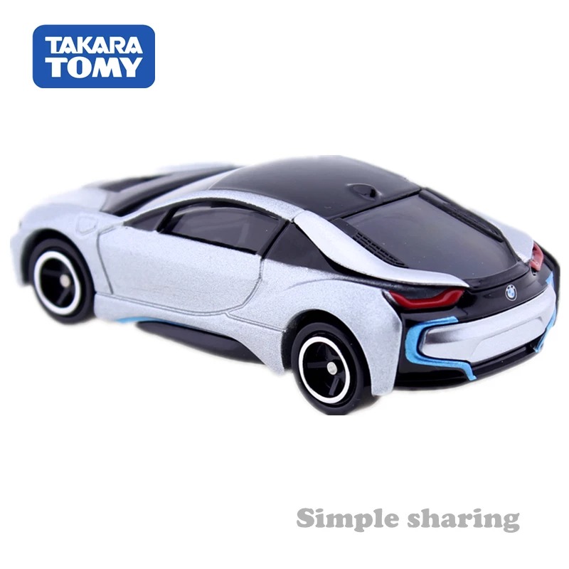 Takara Tomy Tomica No.17 BMW I8 CAR Model Kit 1.61 Scale Electric Vehicle Mould E-POWER 2