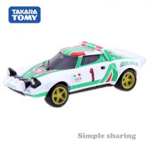 Takara Tomy Tomica Premium No. 19 Lancia Stratos HF Rally 1.58 Scales Racing Car