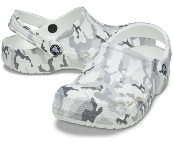 Crocs Classic Baya Seasonal Printed Camo Clog Grey M7,9 – Outdoor ...