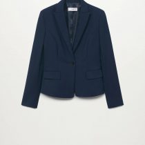 Mango 17080145 Structured suit blazer size S Dark Navy6