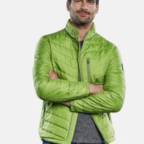 Engbers Sporty quilted Jacket In The Trend Color Grass Green5