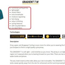 Jack Wolfskin Gradient Men's T-shirt 1807961 ktmart 5