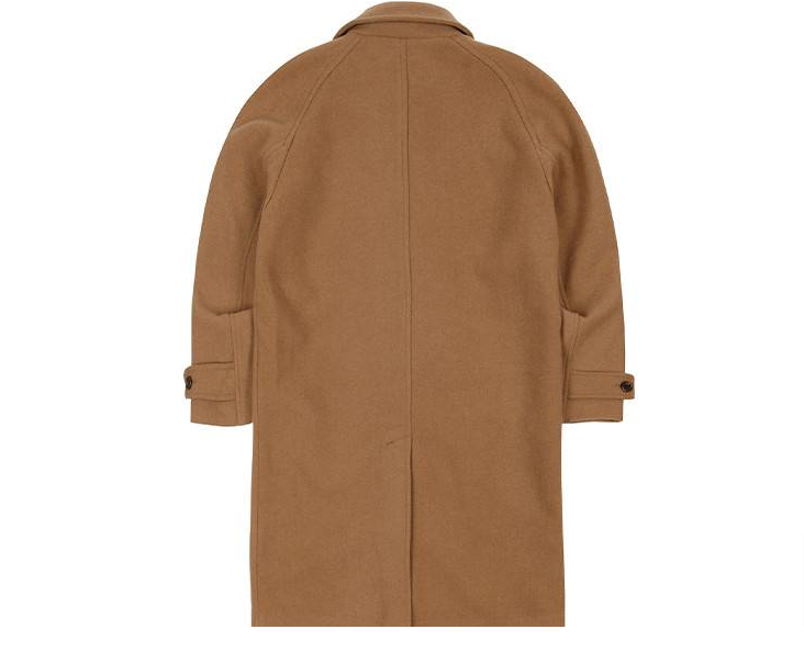 KANGOL Balmacaan coat 6506 CAMEL2