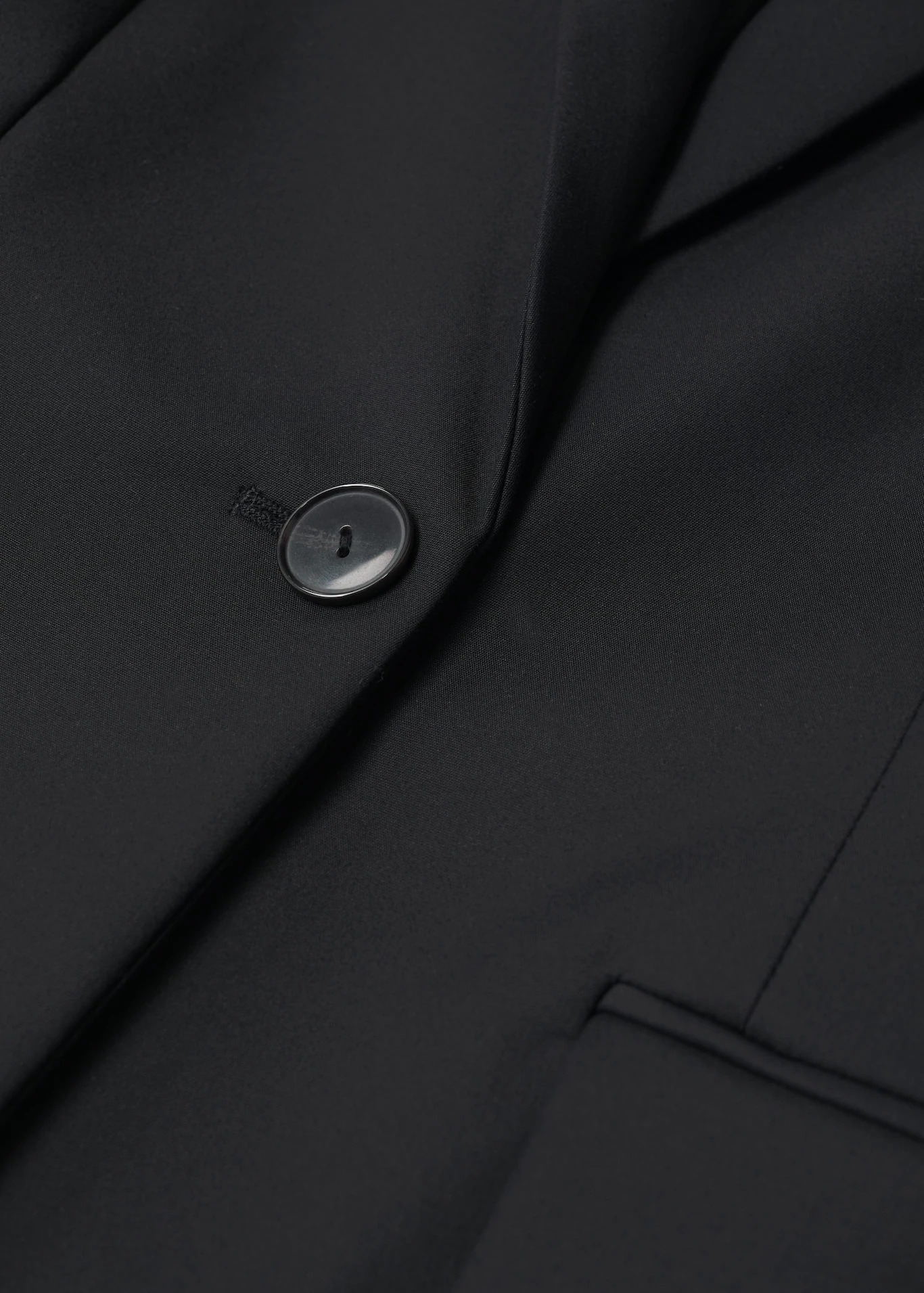 Mango 17080145 Structured suit blazer size S Black6