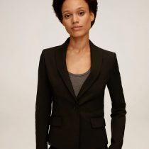 Mango 77092888 Structured suit blazer Black size 38(EU)