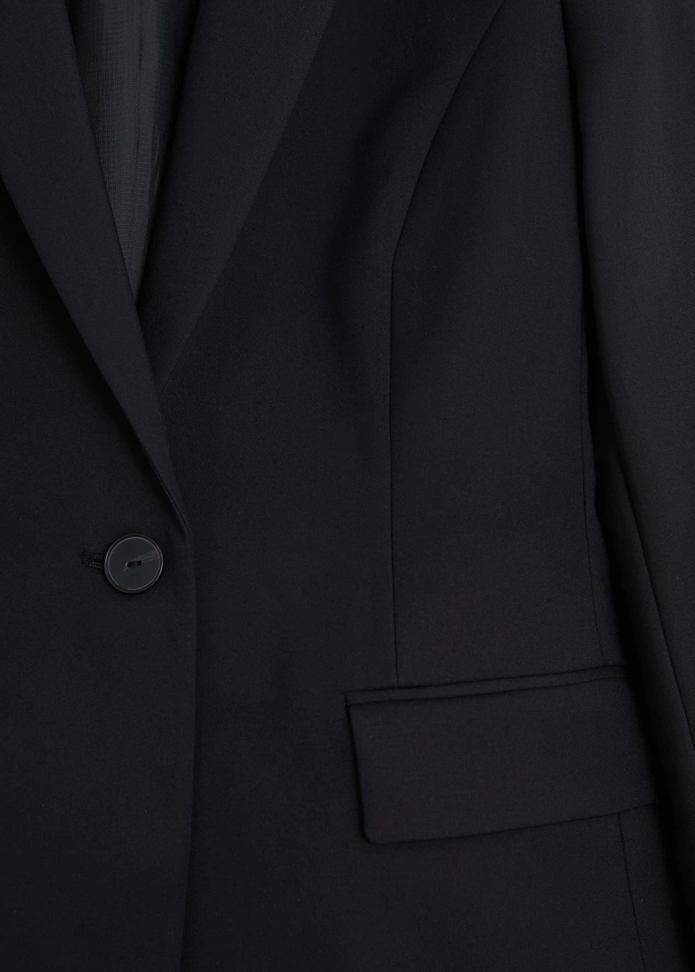 Mango 77092888 Structured suit blazer Black size 38(EU)5