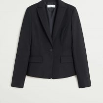 Mango 77092888 Structured suit blazer Black size 38(EU)6