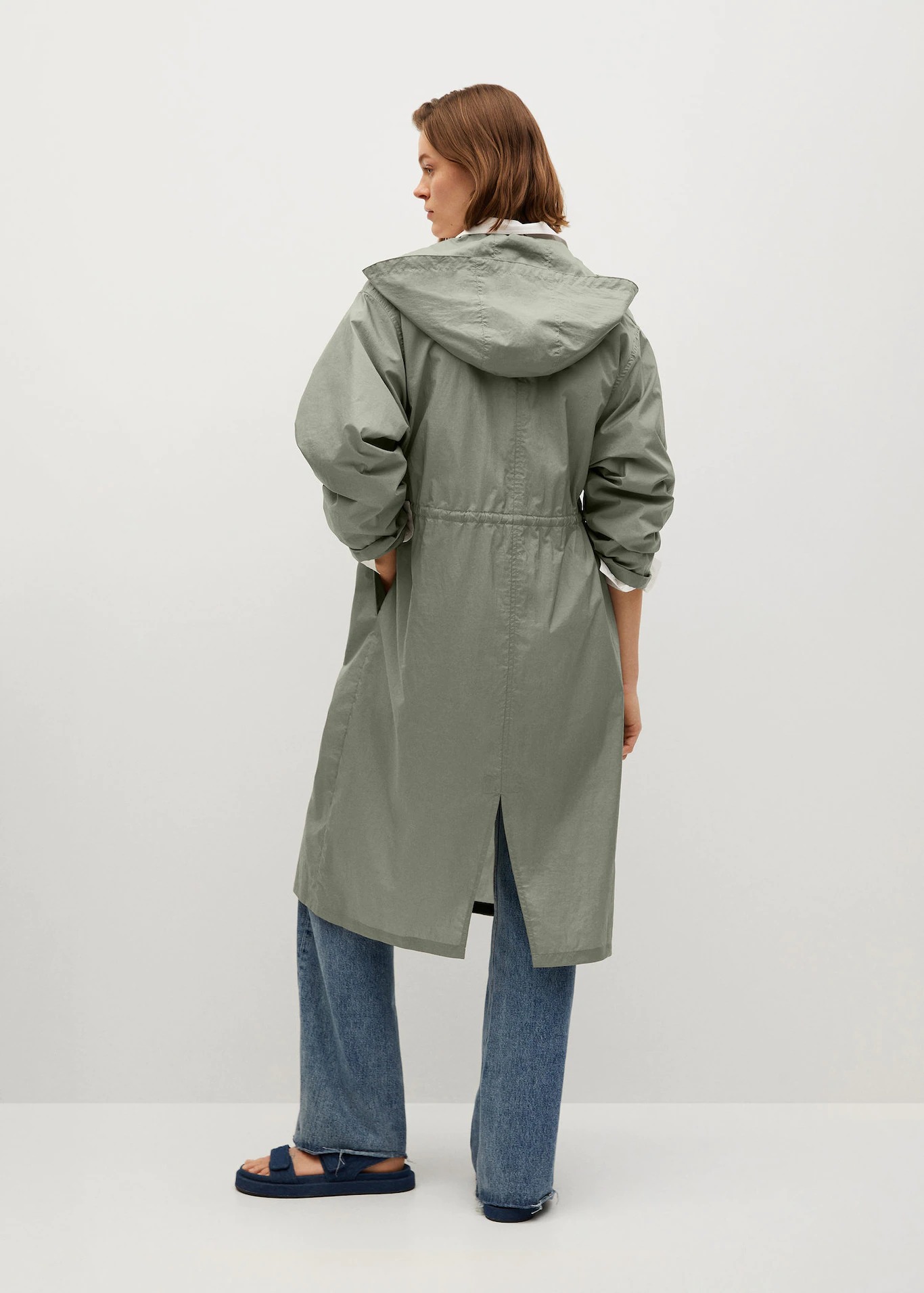 Mango 87065674 Foldaway water-repellent raincoat size XS-S2