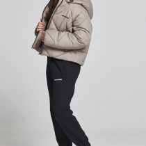 Pegador Pgdr-1195-001 MADISON HOODED PUFFER JACKET Taupe1