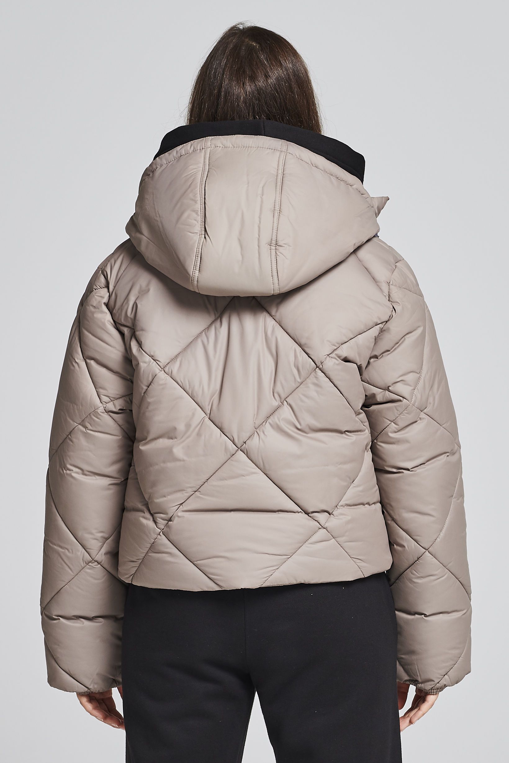 Pegador Pgdr-1195-001 MADISON HOODED PUFFER JACKET Taupe4