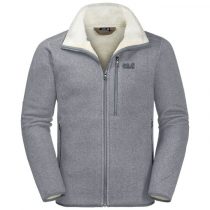 Jack Wolfskin 1706721 ROBSON FJORD Fleece JACKET Slate Grey size M