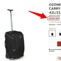 Osprey Ozone Wheeled Carry-on 42L-21.5'' ktmart 9