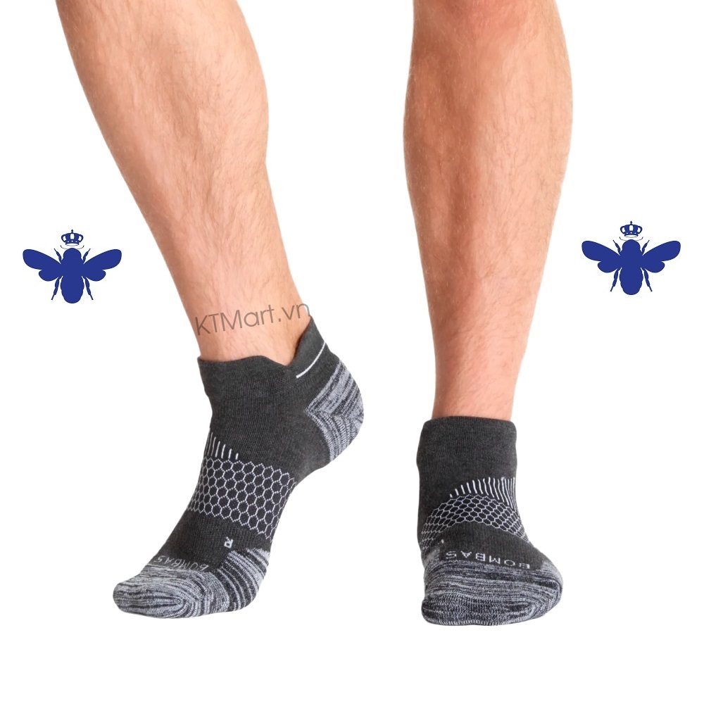 Tất chạy bộ Bombas Men’s Performance Running Ankle Sock size S, M, L, XL