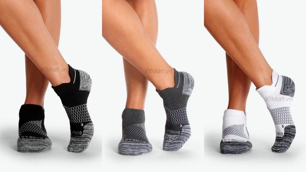 Bombas Women’s Performance Running Ankle Sock 3-Pack ktmart 4