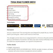 Jack Wolfskin Tioga Road Flower Dress 1507481 ktmart 4